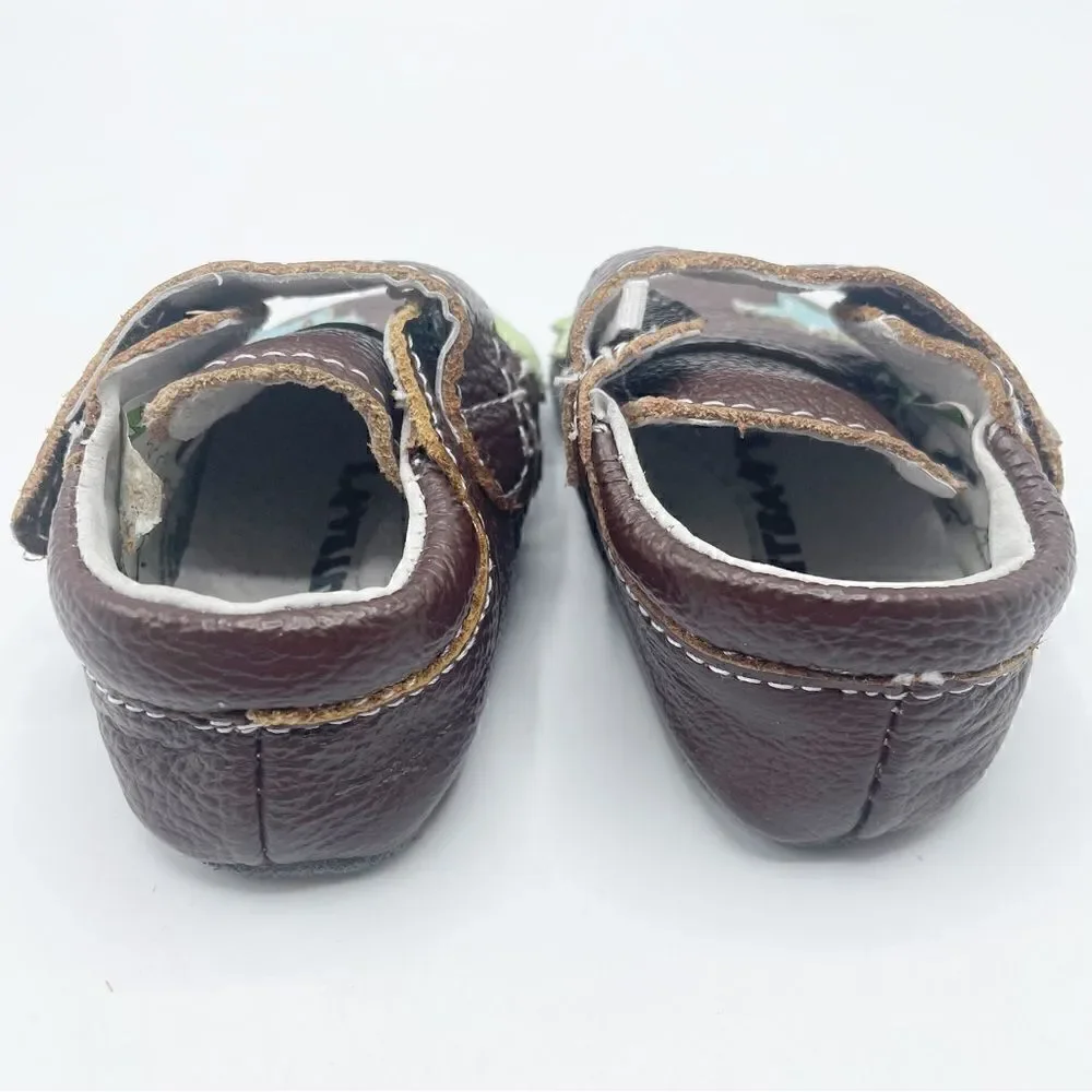 Outbak’s soft soled leather shoes - size 3 month